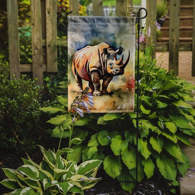 Drapeau de jardin Rhinoceros