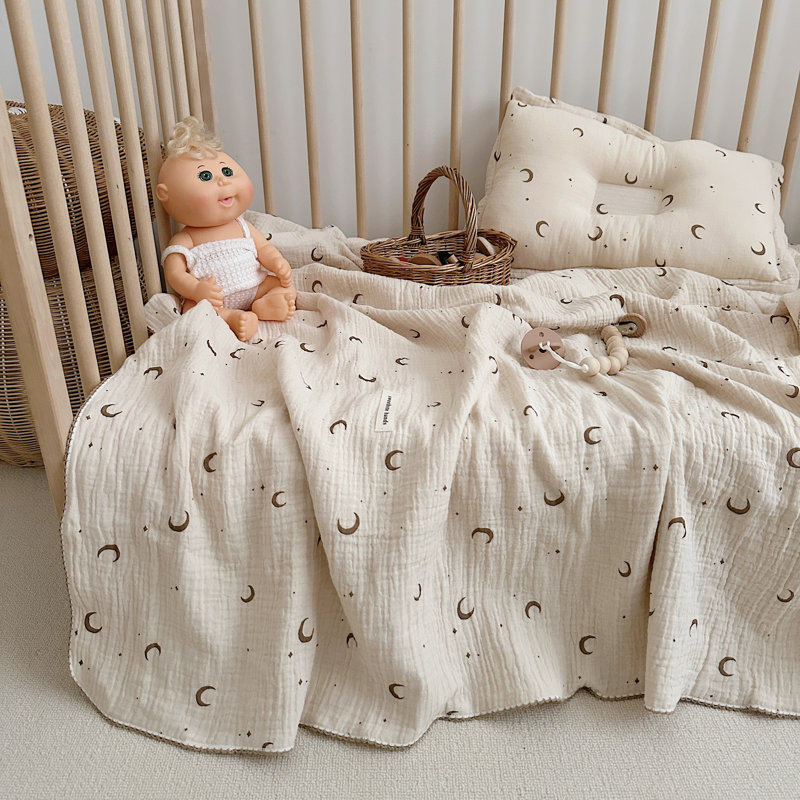 Couverture mignonne pour bébé en coton