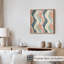 «Abstract Abstract Groovy 70s Pattern V Retro», reproduction d'art non encadrée-121891912