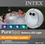 Siège Intex pour spa gonflable PureSpa + éclairage à DEL pour spa à bulles
