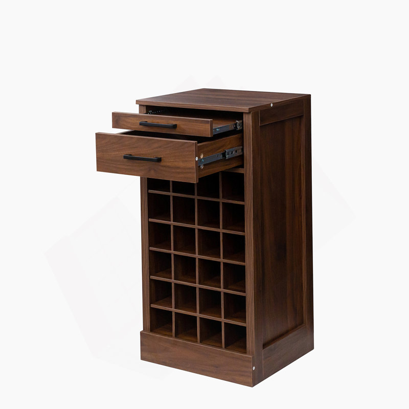 Buffet brun modulaire 24 pièces, Noyer brun