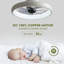 Ventilateur de plafond à DEL 20 pouces à intensité variable moderne avec lumières-600677636