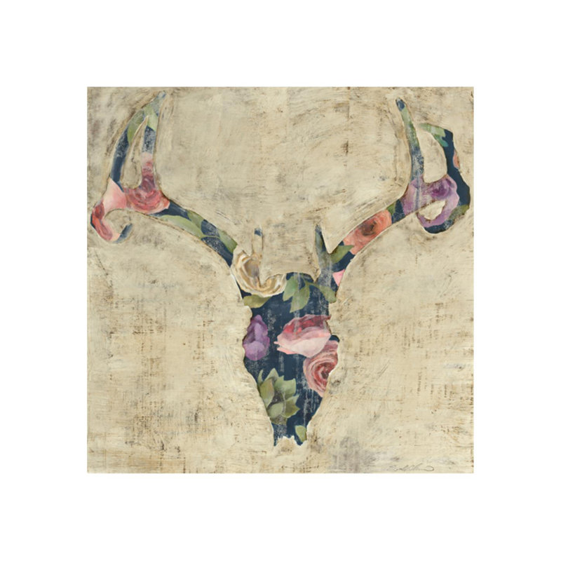 «Matrimony II» par Sarah Atkinson - Peinture, H 47 po x l 47 po x P 1,5 po, Craquelé