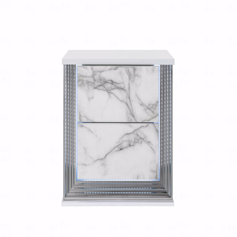 Table de chevet avec DEL