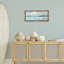 «Quiet Boat Docked Floater», art mural encadré par Sally Swatland-27866467-27866472
