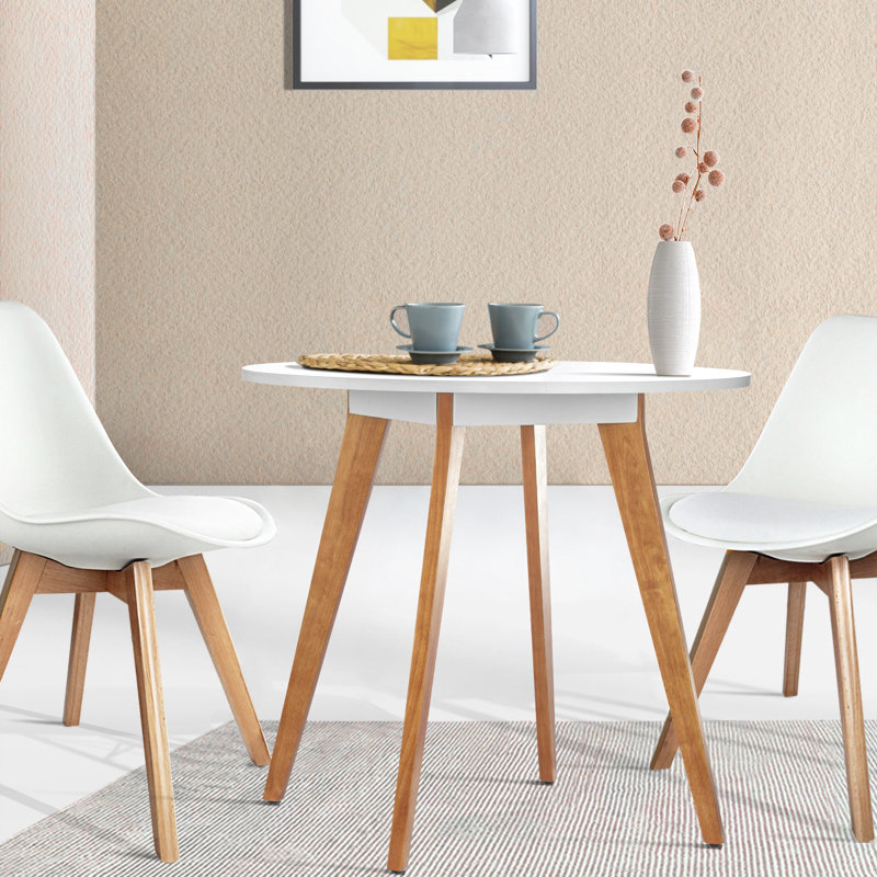 Ladli Wood Dining Table In White
