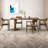 Simple Retro Solid Wood Dining Table Sets-374858207