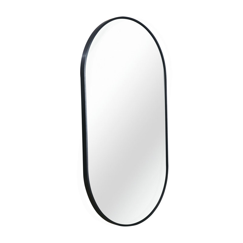 Miroir ovale en métal 20 po x 28 po