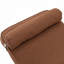 Canapé multifonctionnel pliable avec angles réglables et coussin, brun foncé