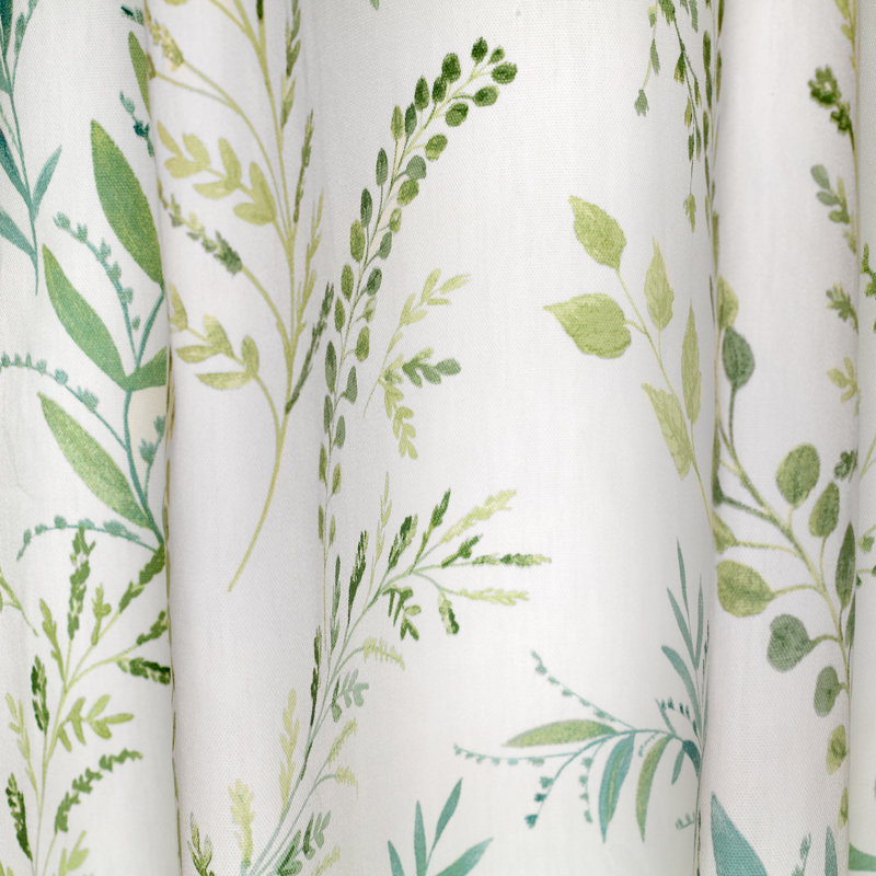 Fernworthy Cotton Room Darkening Curtain Pair, 229 W x 229 D cm