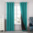 Bursaite 100 Percent Blackout Double Layers Lined Curtain Panel Pair-1142646902-1142647709