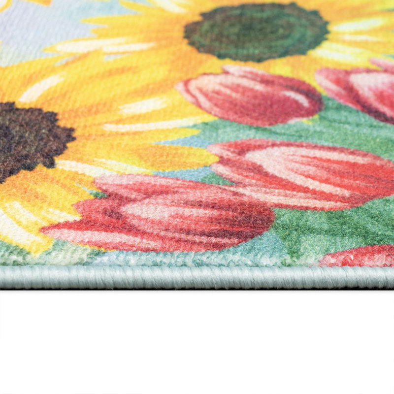Balham Full Bloom Indoor Mat, Rectangle 2'4" x 3'11"