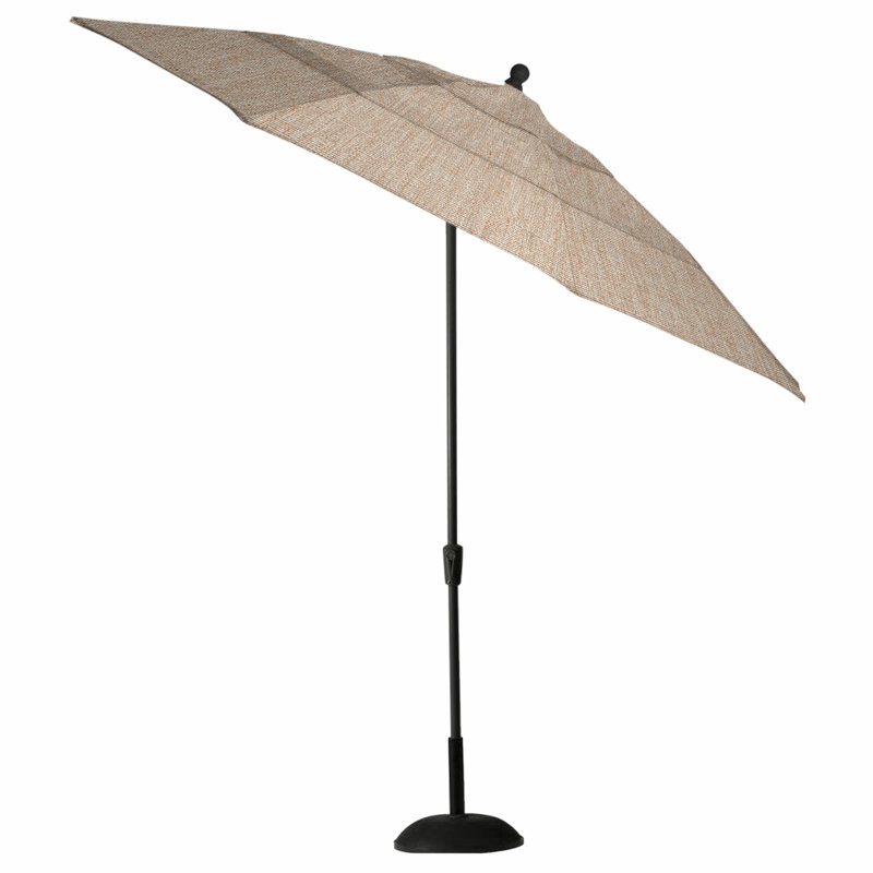 11' Cantilerver Umbrella, Canvas Sand, Black