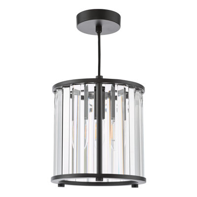 Kiran 1LT PENDANT & CLEAR GLS