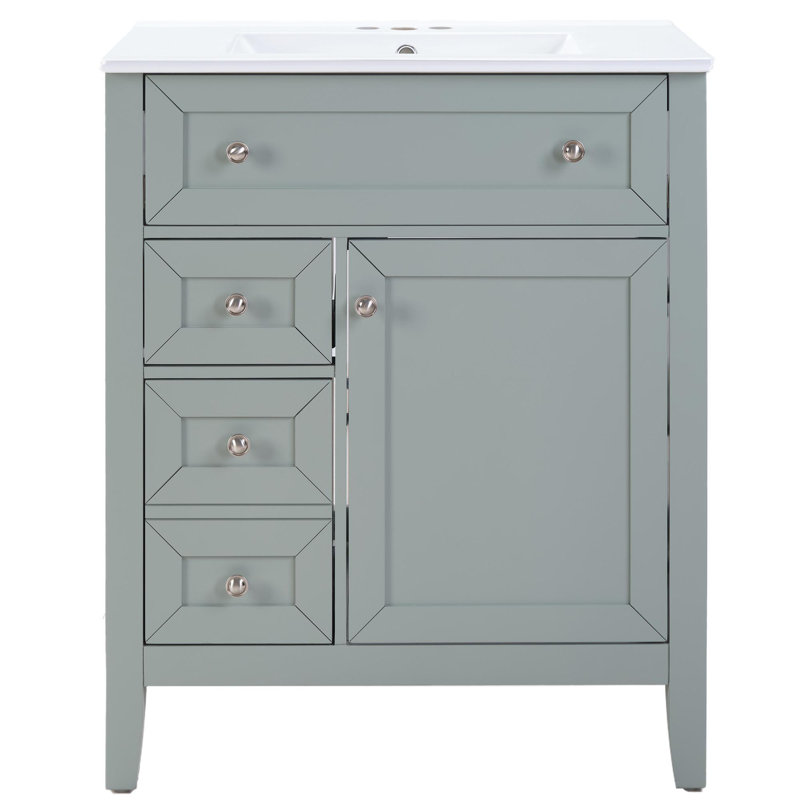 Meuble-lavabo 30 po avec lavabo en céramique
