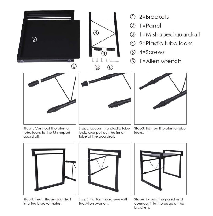 Arnera 25" Metal Standard Baker's Rack with Microwave Compatibility