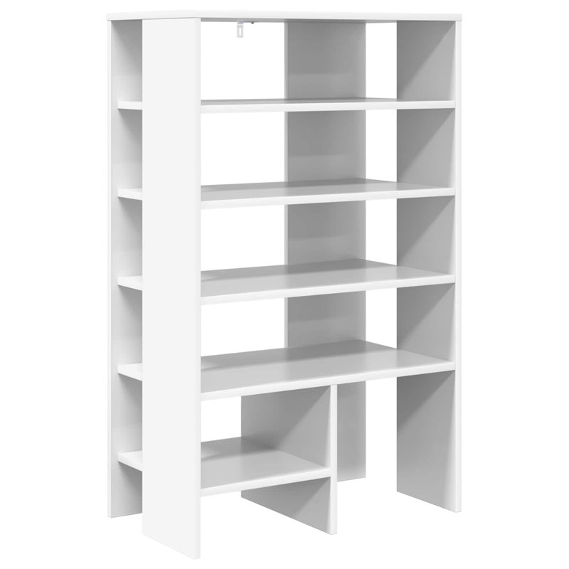 14 Pair Shoe Storage Cabinet, White