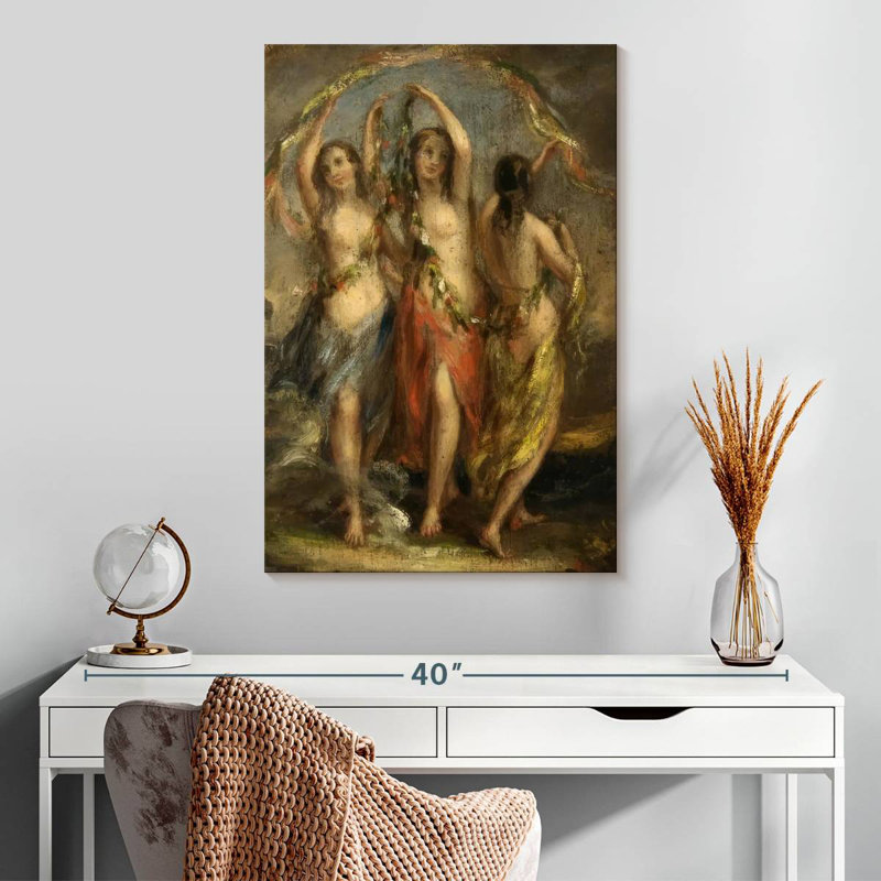 Leisha The Three Graces 1630-35, 30" H x 20" W