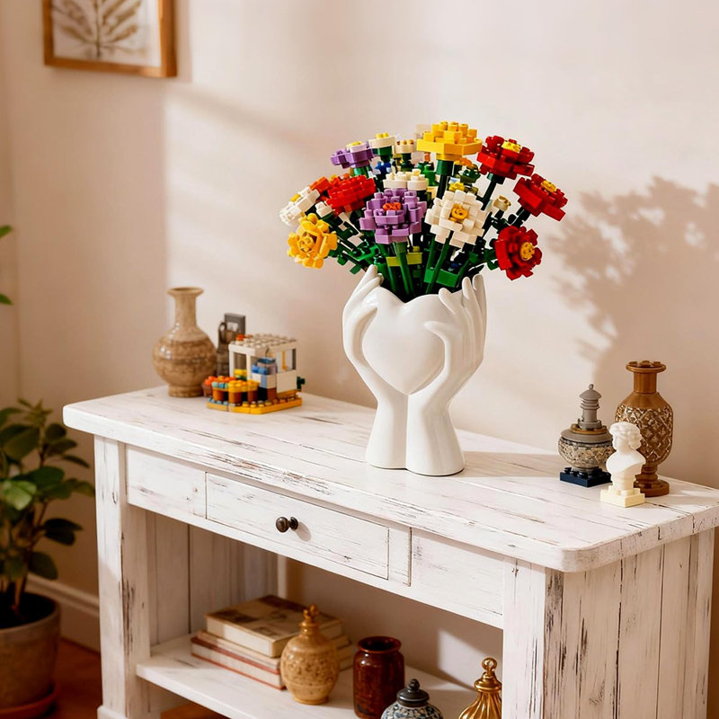 Petit vase moderne en céramique, White