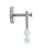 Steel Armed 2-Light Modern Wall Sconce-1740562003