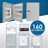 160 KEYS WITH COMBINATION LOCK WHITE TAG, GREY