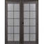 Porte française double pré-montée en verre givré Palladio Active 10-Lite-71241867-71241868-71241869