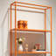 Tablette de présentation moderne orange-789479166