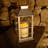 Silver Solar Powered Lantern with LED Candle