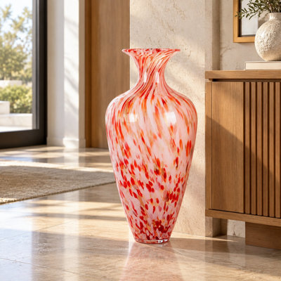 Vase de plancher en verre