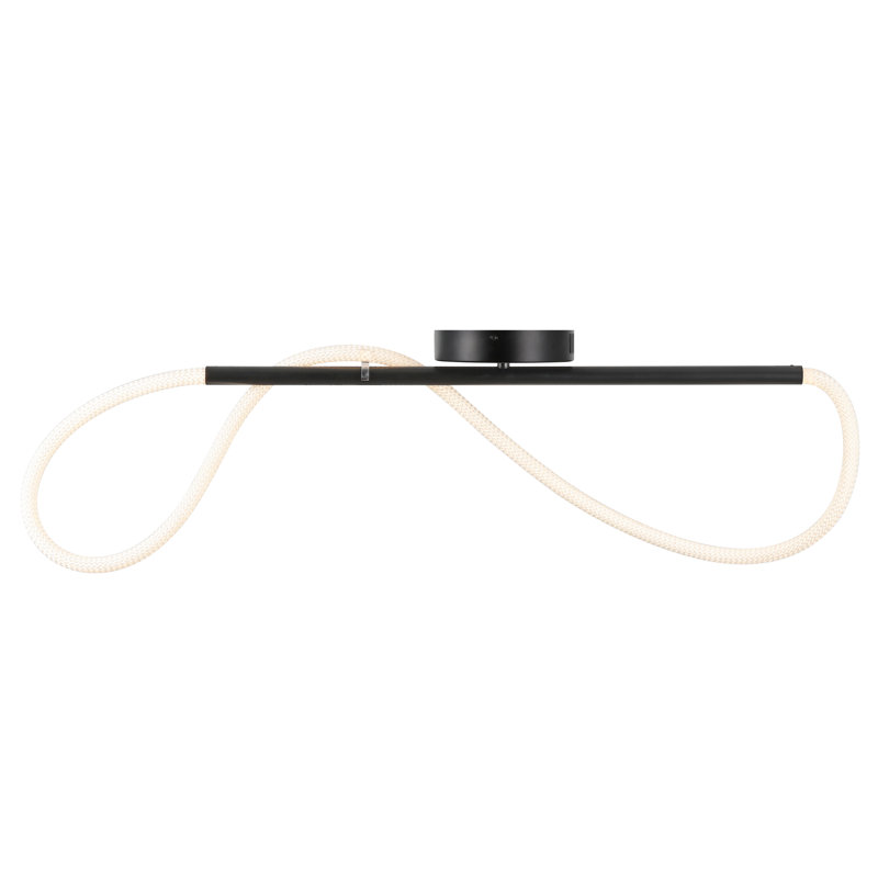 Plafonnier encastré à DEL Binta, Noir, noir, noir, noir, H 36 po x l 39,98 po x P 0,75 po