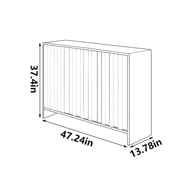 Rangement à chaussures tendance, H 37,4 po x l 47,24 po x P 13,78 po