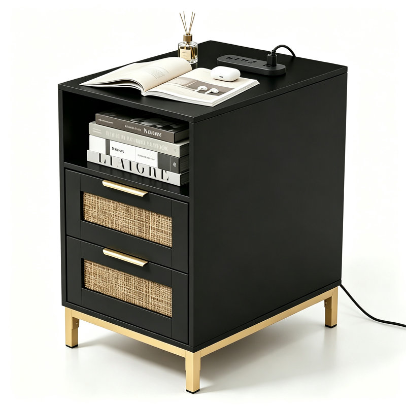 35 cm W Bedside Table