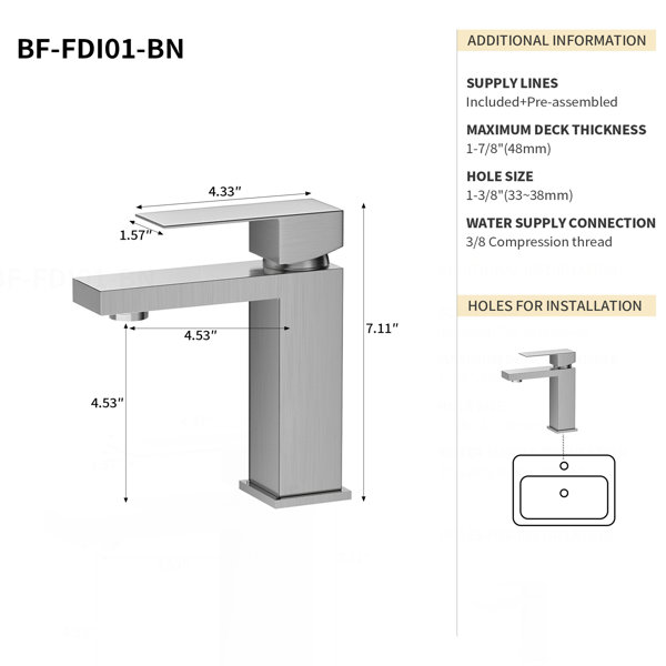 Dimensions du produit