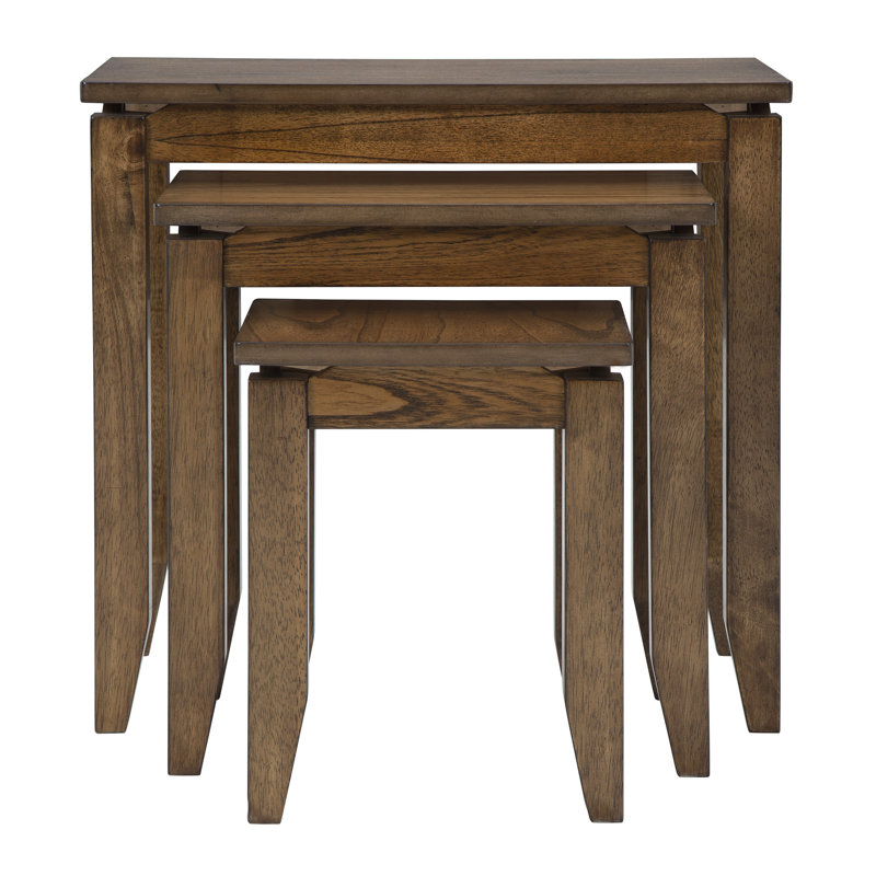 Brentmond Brown Rectangular Wood Accent Table Set