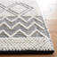 Tapis noir / ivoire en laine / coton touffeté à la main Caesare-2029666901