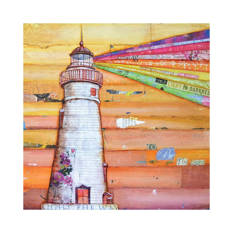 Light The Way by Danny Phillips - Print on Canvas, 66.04cm H x 66.04cm W x 1.91cm D, Wrapped Canvas