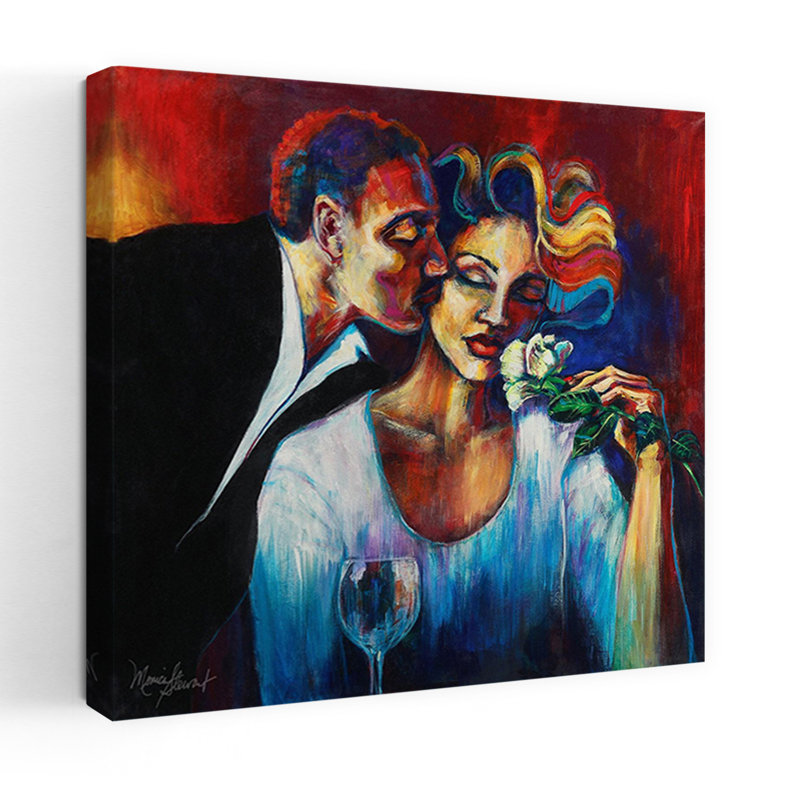 «The Scent Of Love», art contemporain abstrait, H 32 po x l 32 po