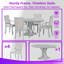 Ensemble 5 pièces de table de salle à manger extensible