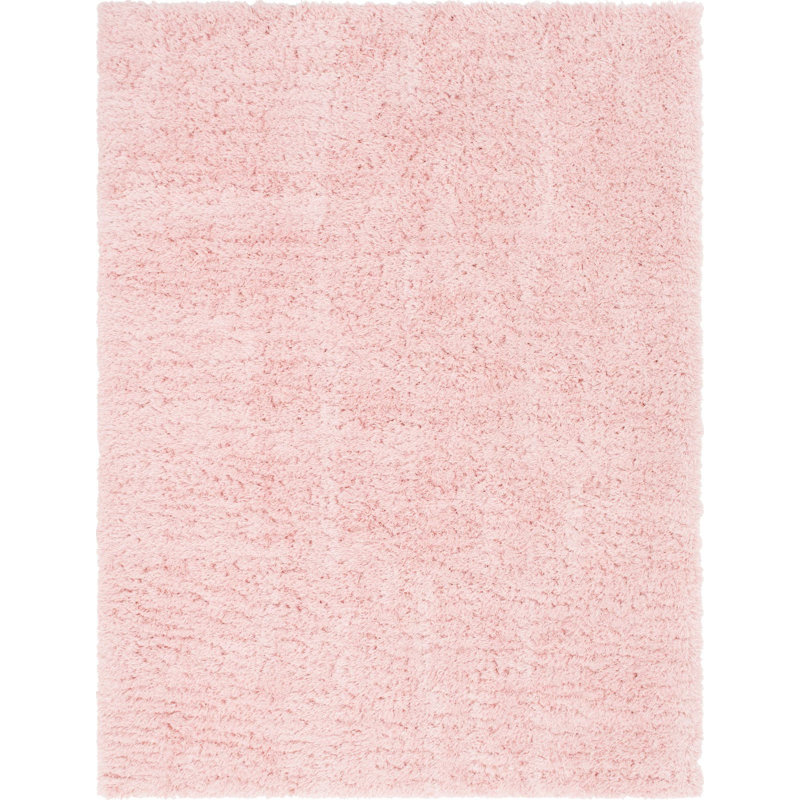 Hermina Light Pink Area Rug, Rectangle 9' x 12'