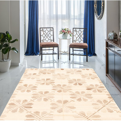 Evah Wool Floral Indoor Rug