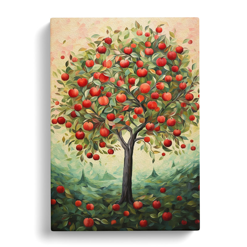 Apple Tree Orphism - No Frame Print, 76cm H x 50cm W x 3cm D