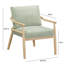 Fauteuil d'appoint en velours-261544429