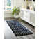 Glam Navy Blue Gold Area Rug
