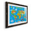 Carte du monde - impression encadrée-61091516-61091519