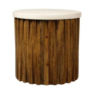 Marble Top End Table
