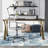 Sherry Glass Top Metal Base Dining Table-1185504287