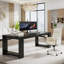 Bureau de travail, bureau de jeu pour deux personnes, bureau d'ordinateur, table de conférence-900523848