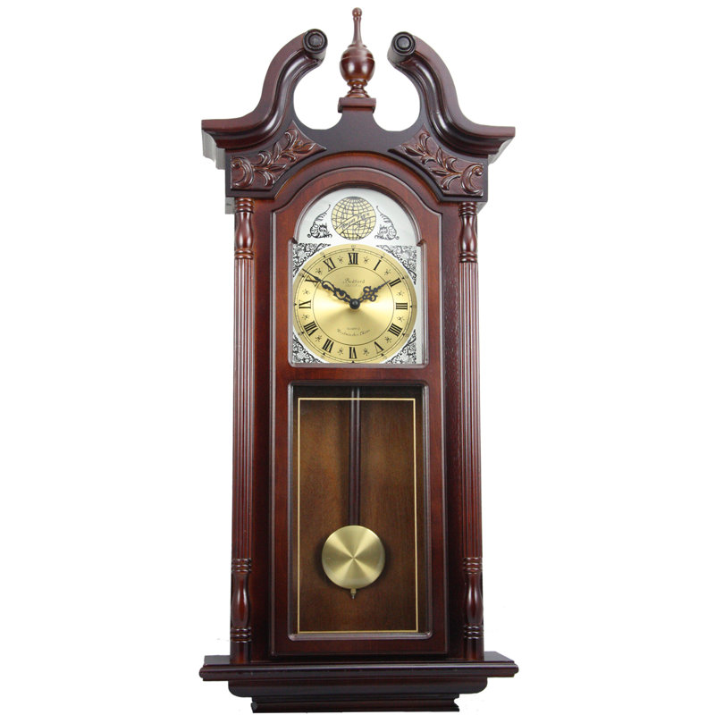 Solid + Manufactured Wood Wall Clock