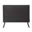 Analogue Iron Mechanical Tabletop Clock Black