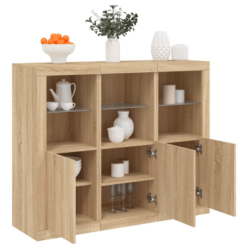Azima 123cm Sideboard, Sonoma Oak